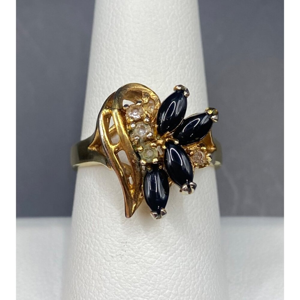 14kTGE vintage onyx ring